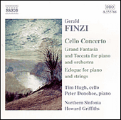Finzi's Cello Concerto album cover